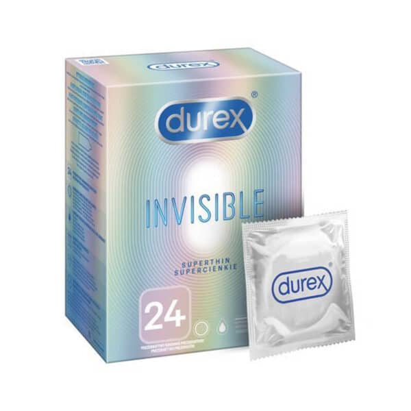 despartire Dormit Afirma  Prezervative Durex Invisible, 24 bucati - Edshop.ro