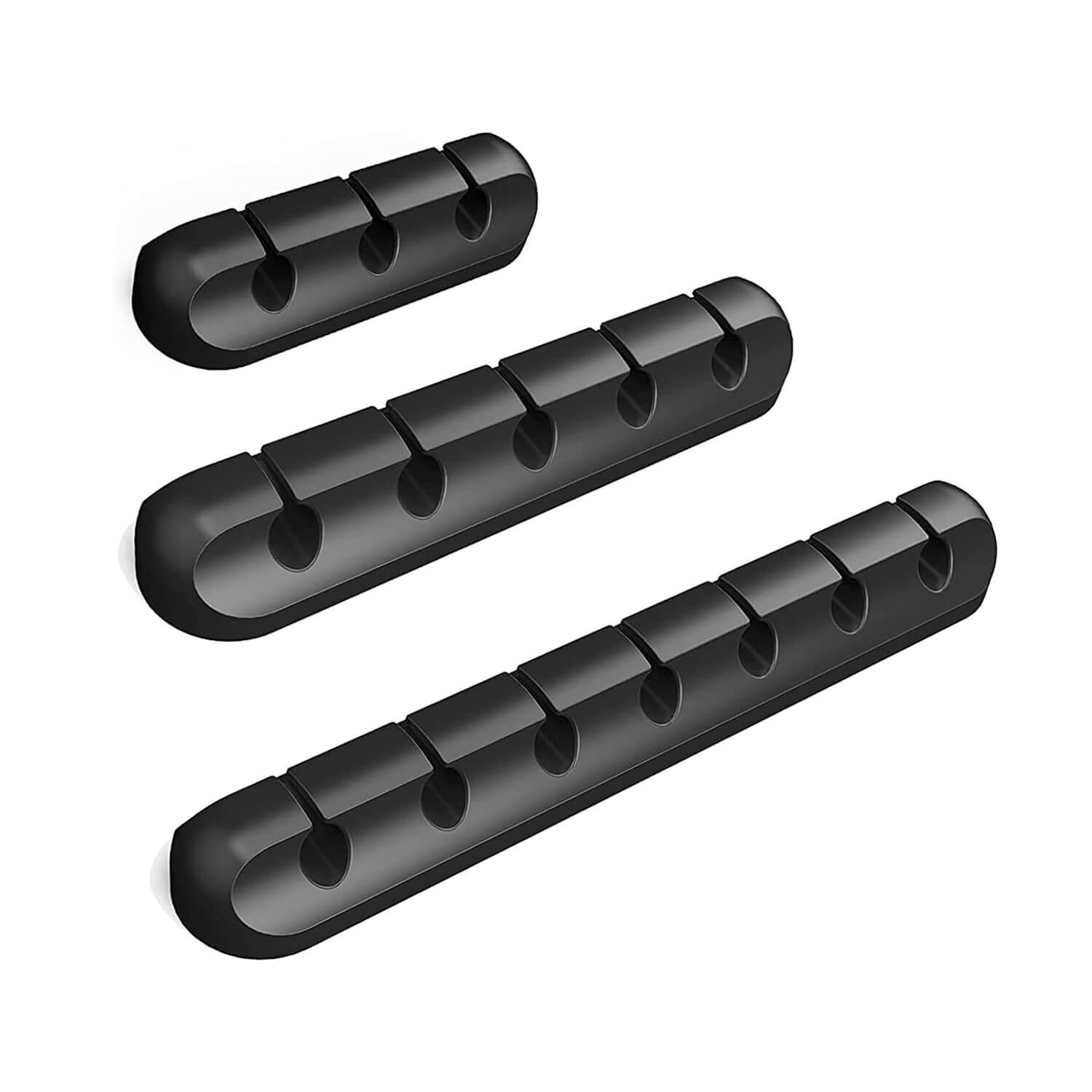 set-suport-organizare-cabluri-edman-3-bucati-3-dimensiuni-diferite-autoadeziv-negru